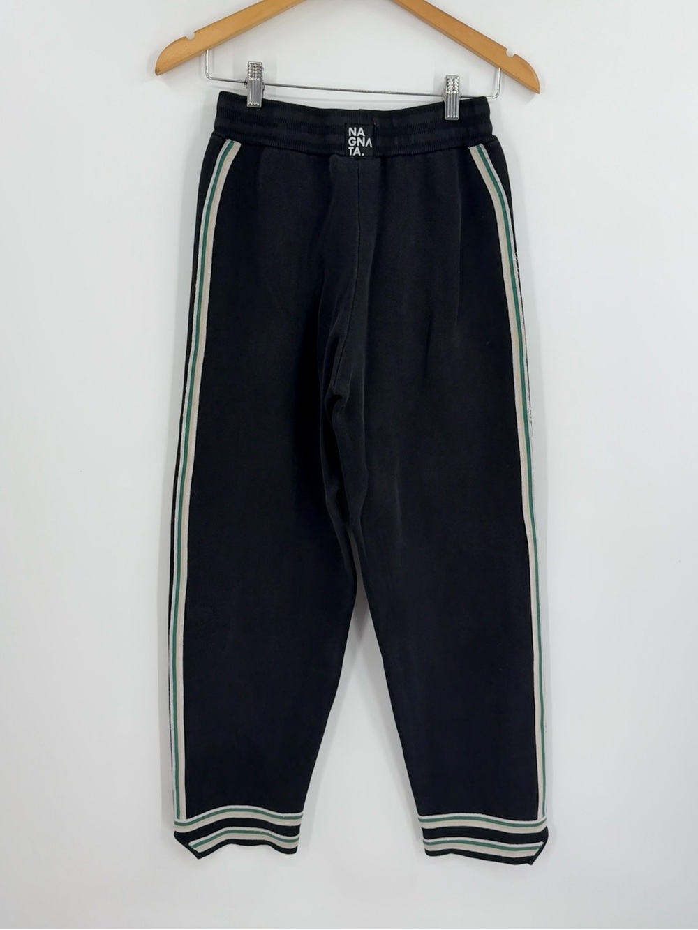 Nagnata Organic Cotton Genderless Motley Lounge Pant | Black | Small